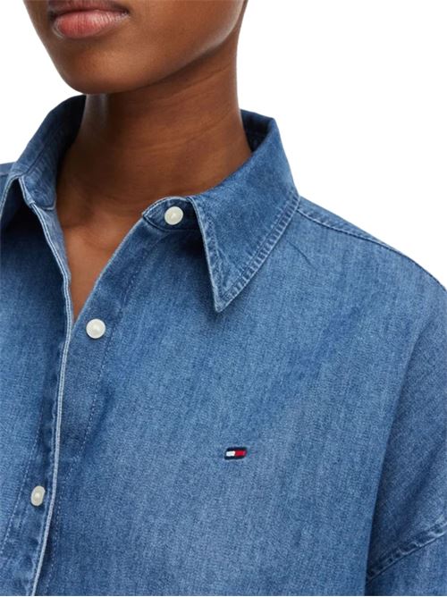 Camcia in denim relaxed fit Tommy Hilfiger | WW0WW505280YE